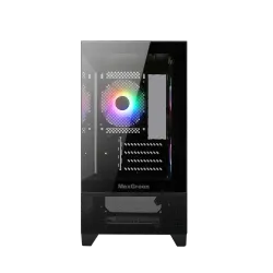MaxGreen Panora F3 Mid-Tower M-ATX Gaming Casing