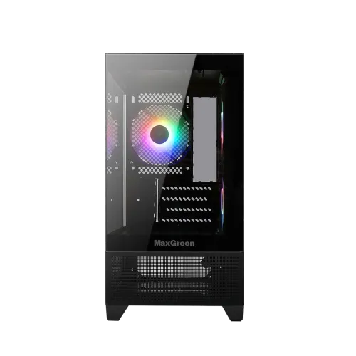MaxGreen Panora F3 Mid-Tower M-ATX Gaming Casing