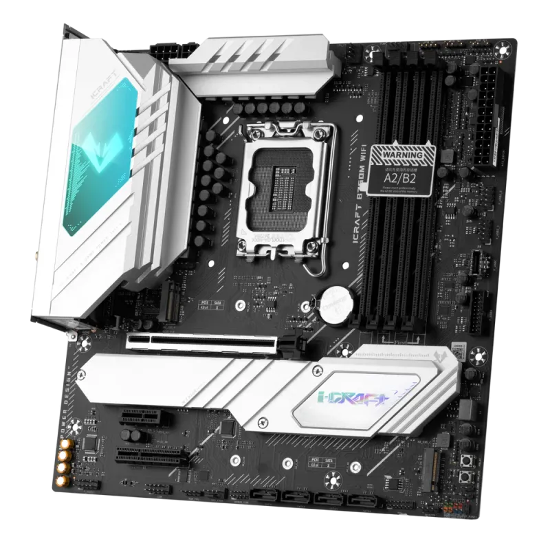 Maxsun ICraft B760M Wi-Fi 6E DDR5 Micro-ATX Gaming Motherboard