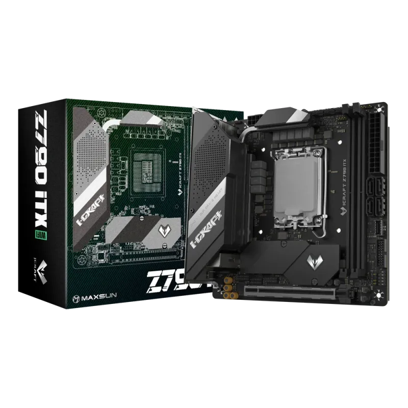 Maxsun ICraft Z790ITX WiFi 6E DDR5 Mini-ITX Gaming Motherboard