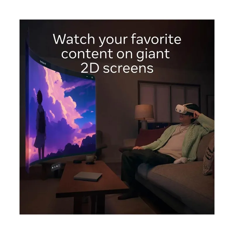 META Quest 3s Qualcomm Snapdragon XR2 Gen 2 All-in-One VR System With Batman Arkham Shadow Game Bundle