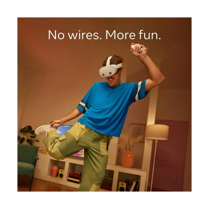 META Quest 3s Qualcomm Snapdragon XR2 Gen 2 All-in-One VR System With Batman Arkham Shadow Game Bundle