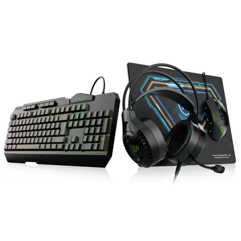 Micropack GC-410 CUPID Gaming Keyboard, Mouse, Mousepad & Headset Combo