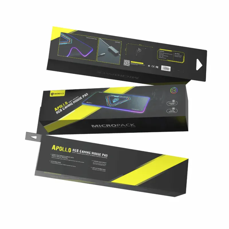 Micropack GP-800 Apollo RGB Gaming Mouse Pad