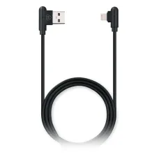 Micropack i-124 Gripline USB Male to Lightning 1 Meter Black Data Cable