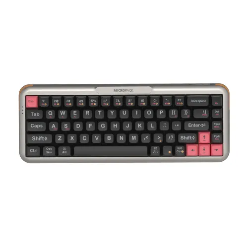 Micropack K-168WM RGB Tri Mode Hot Swap Mechanical Gaming Keyboard