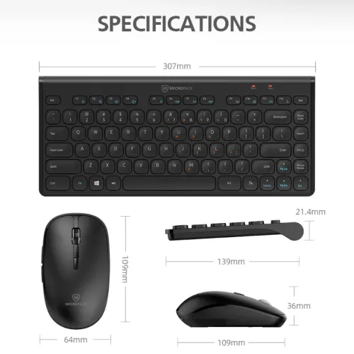 Micropack KM-228W Wireless Keyboard & Mouse Combo
