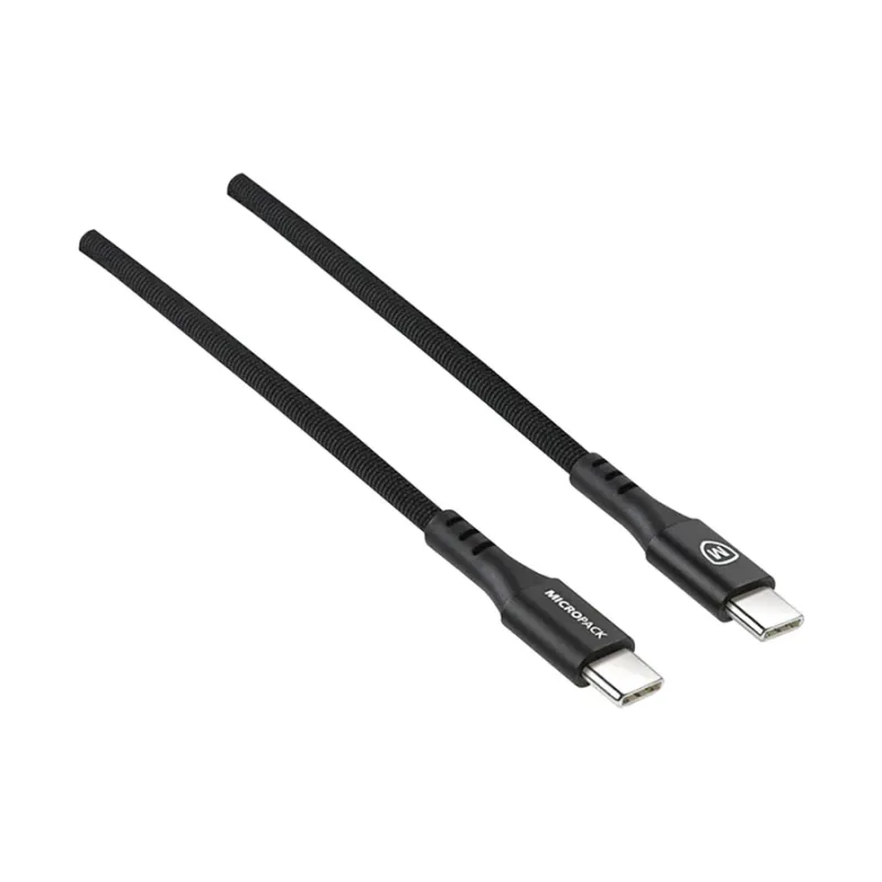 MicroPack MC-CC23 3A TYPE-C TO TYPE-C 2M Cable Black