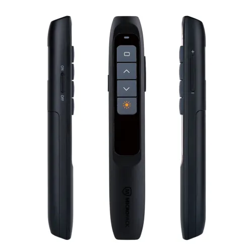 Micropack WPM-06 Black Pocket Wireless Red laser 100M Range Presenter