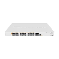 Mikrotik CRS328-24P-4S+RM 28 Port (24 Port Gigabit + 4 Port SFP+) Router Switch