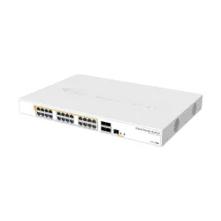 Mikrotik CRS328-24P-4S+RM 28 Port (24 Port Gigabit + 4 Port SFP+) Router Switch