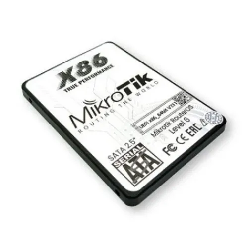 MikroTik 2.5in SATA 16GB SSD Legacy x86 RouterOS 64bit License (Pre-Install) Level 6