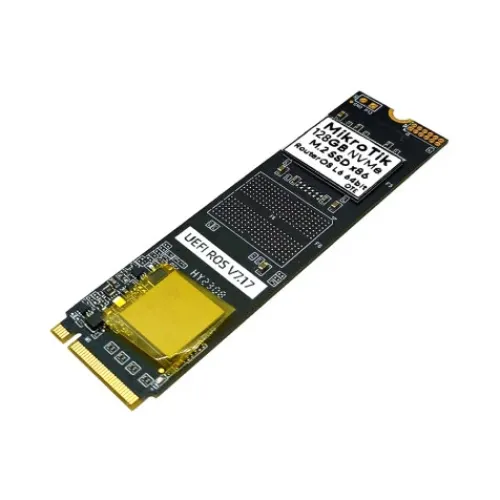 MikroTik NVMe M.2 SSD 128GB UEFI x86 RouterOS 64bit License (Pre-Install) Level 6