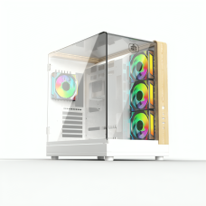 Monarch Aqua X7 ARGB ATX Gaming Case White