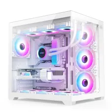 T-Wolf City Ranger X7 ARGB Mid-Tower ATX Gaming Casing White