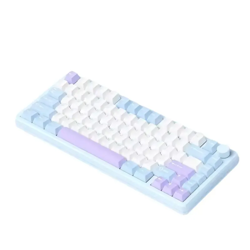 MONKA A75 MAX Tri-Mode Wireless Mechanical Keyboard Misty Blue