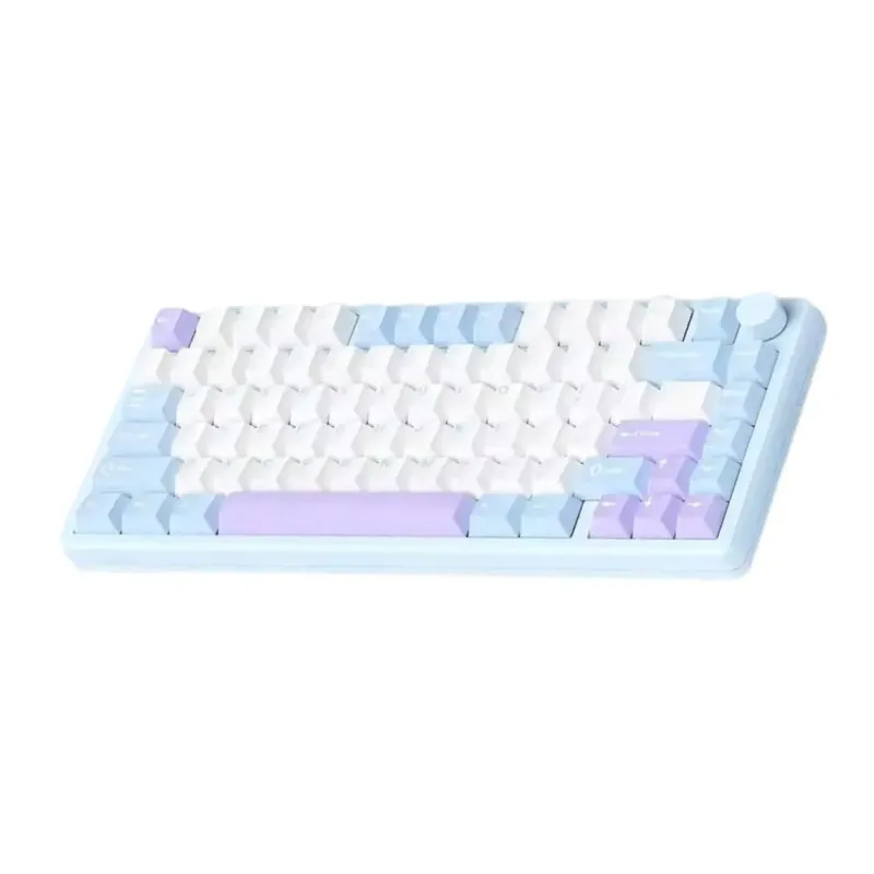 MONKA A75 MAX Tri-Mode Wireless Mechanical Keyboard Misty Blue