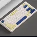 MONKA A75 MAX Tri-Mode Wireless Mechanical Keyboard Soy Milk