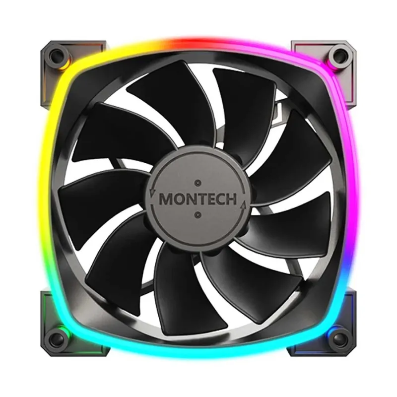 Montech RX120 PWM ARGB 120mm (1xFAN) Black Casing Cooling Fan