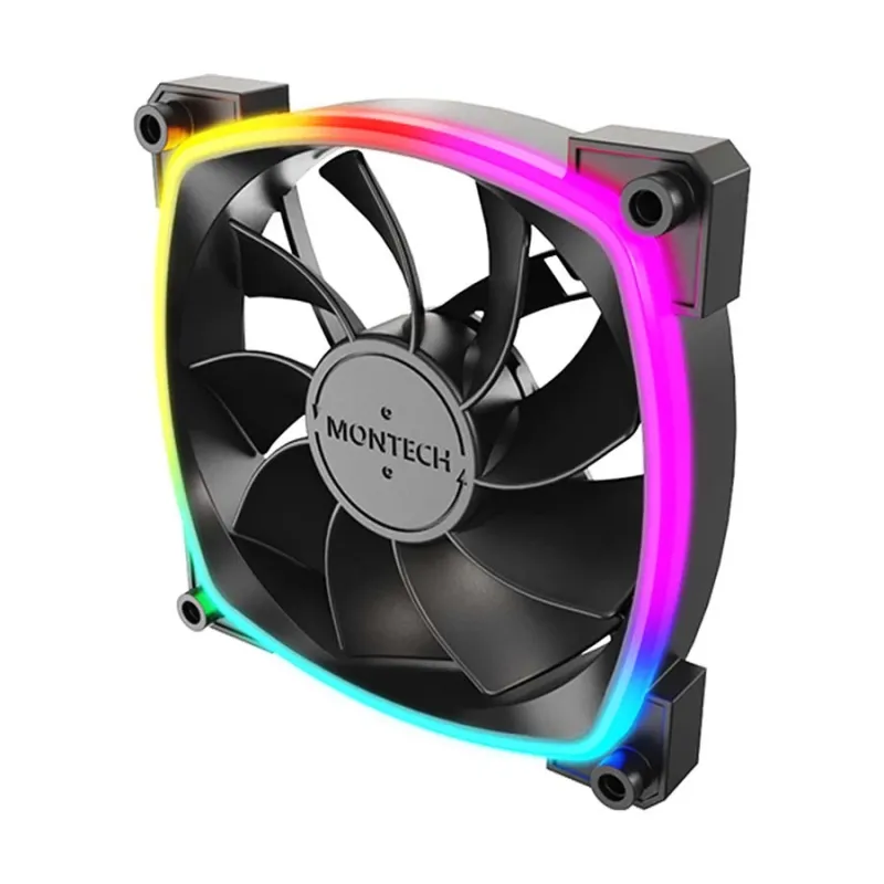 Montech RX120 PWM ARGB 120mm (1xFAN) Black Casing Cooling Fan