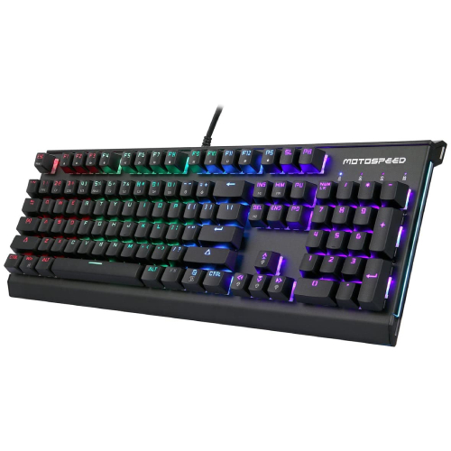 Motospeed CK76 RGB Wired Mechanical Keyboard - Blue Switch