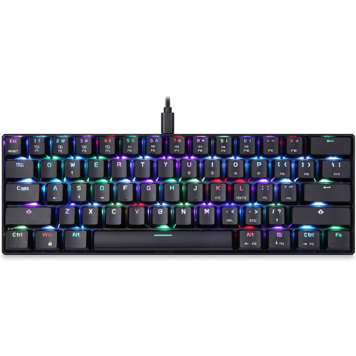 Motospeed CK61 RGB Wired Mechanical Keyboard - Blue Switch