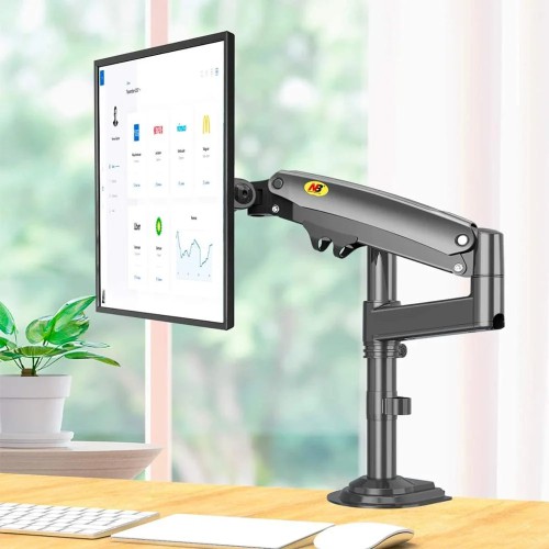 NB North Bayou H100 22-35″ Monitor Holder Arm Gas Spring Full Motion LCD TV Mount