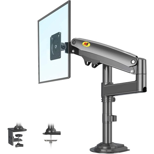 NB North Bayou H100 22-35″ Monitor Holder Arm Gas Spring Full Motion LCD TV Mount