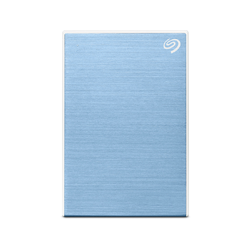 Seagate One Touch 5 TB External Hard Drive With Password (Blue)
