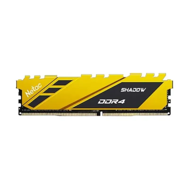 Netac Shadow Yellow 8GB DDR4 3200MHz Desktop RAM