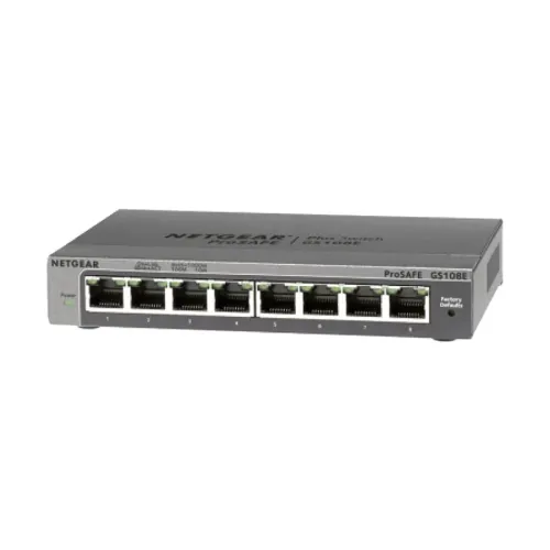 Netgear GS108E 8-Port Gigabit Plus Managed Desktop Switch