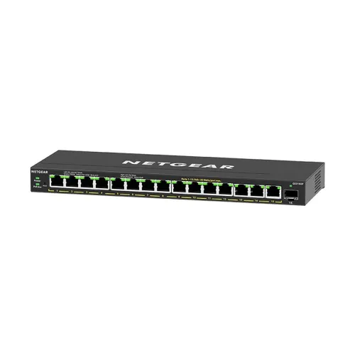 Netgear GS316EP 16 Port (15 Port PoE+ & 1 SFP Port) Gigabit Mananged Desktop Switch