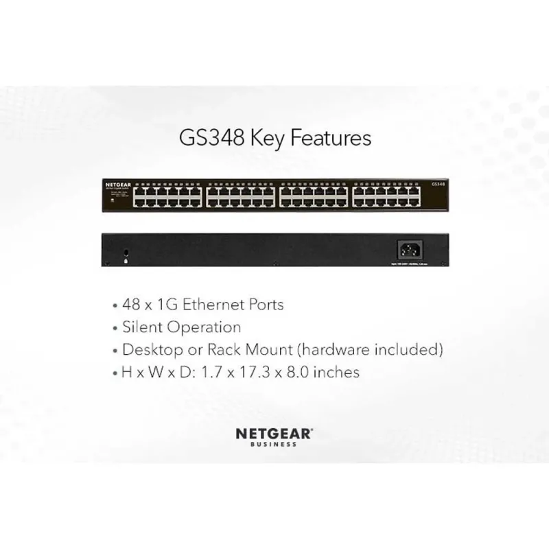 Netgear GS348 48 Port Switch