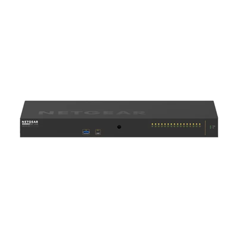 Netgear M4250-16XF 12-Port Fiber SFP+(1G/10G) + 4-Port Fiber SFP+(10G) 16-Port AV Line L2 Managed Rackmount Switch