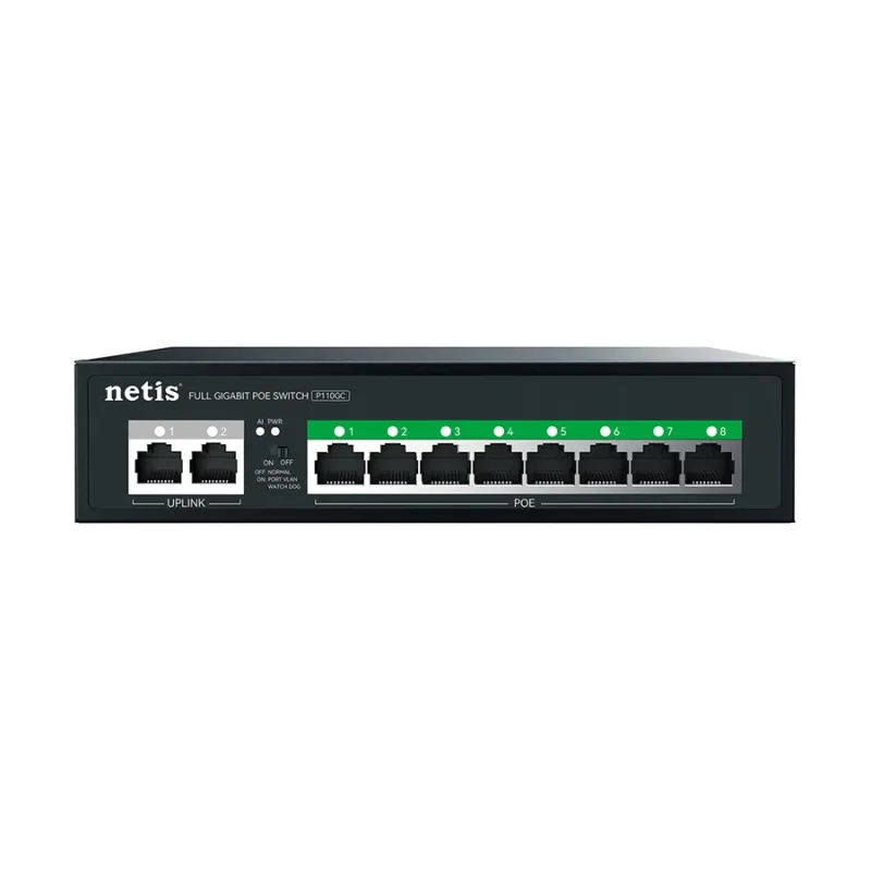 Netis P110GC 10-Port Unmanaged Standard POE Switch