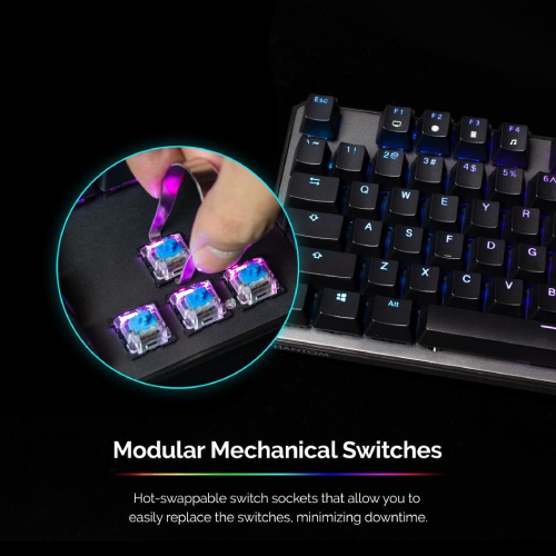 Tecware Phantom RGB TKL Hotswappable Mechanical Keyboard Tecware Phantom RGB TKL Hotswappable Mechanical Keyboard