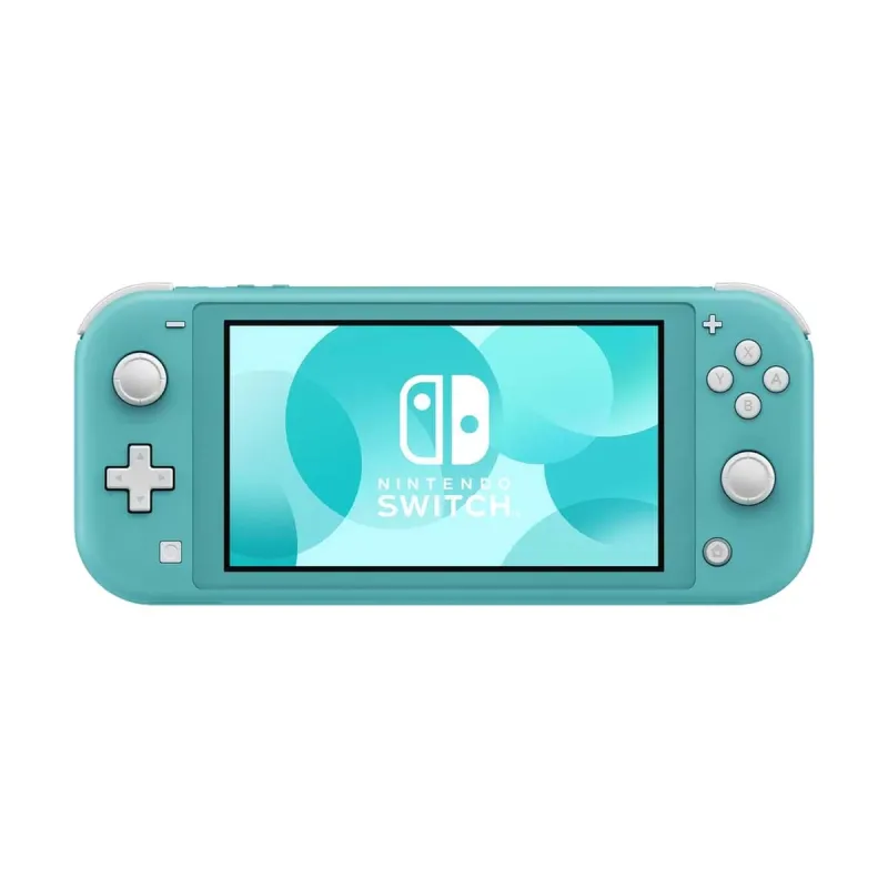 Nintendo Switch Lite Turquoise Gaming Console With Built-In Control Pad