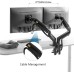 North Bayou F160 Dual Monitor Desk Mount