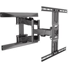 North Bayou P6 Full Motion 25-75 Inch TV Wall Mount Flat Panel LED Display Mount