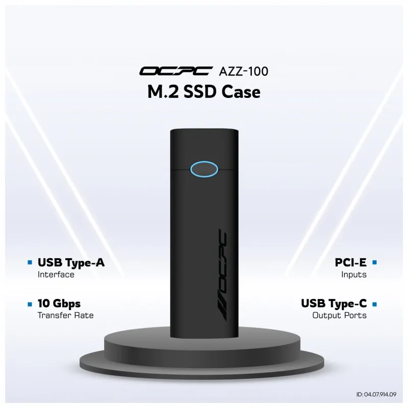 OCPC AZZ-100 M.2 SSD Enclosure Case OCPC AZZ-100 M.2 SSD Enclosure Case