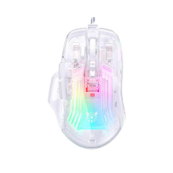 ONIKUMA CW923 12800 DPI Wired RGB Transparent Gaming Mouse