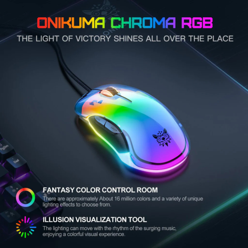 ONIKUMA CW925 RGB Backlit Wired Gaming Mouse ONIKUMA CW925 RGB Backlit Wired Gaming Mouse