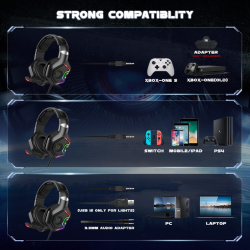 ONIKUMA K10 Pro RGB Professional Wired Gaming Headset ONIKUMA K10 Pro RGB Professional Wired Gaming Headset