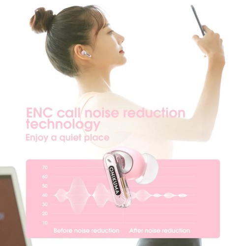 ONIKUMA T5 in ear TWS Bluetooth ANC Earphones ONIKUMA T5 in ear TWS Bluetooth ANC Earphones