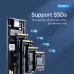 ORICO AM2C3-2SN Dual-bay M.2 NVME + SATA SSD Enclosure