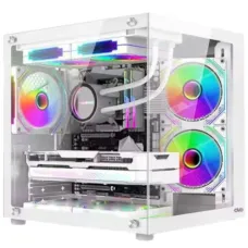 OVO 280W 5X-ARGB White Ice Cool Gaming Casing