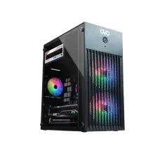 OVO J618 B RGB Micro Mesh Gaming Casing Black