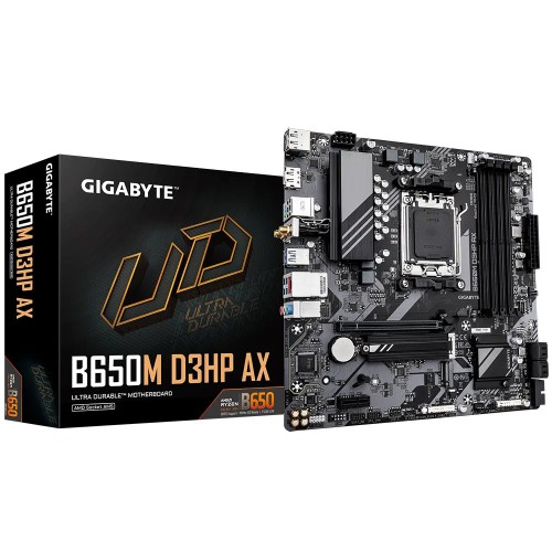 GIGABYTE B650M D3HP AX AM5 LGA 1718 AMD B650 M-ATX DDR5 Motherboard