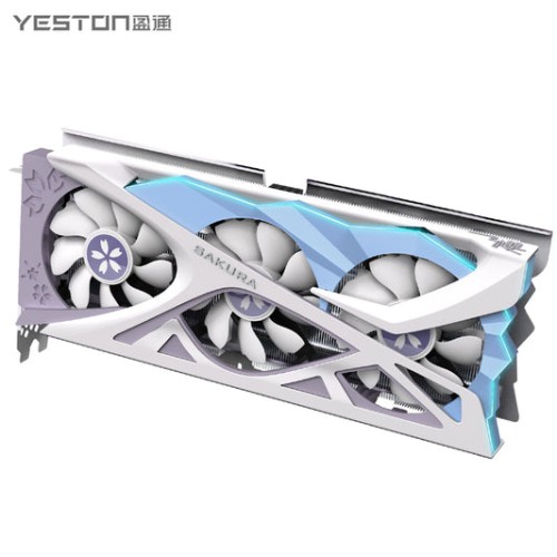 Yeston Sakura GeForce RTX 4070 Super 12GB GDDR6X Graphics Card