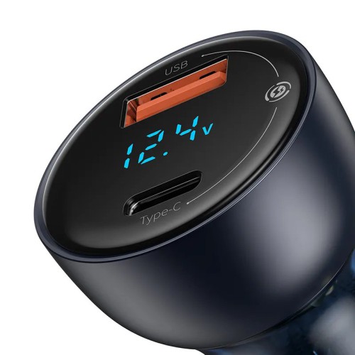 Baseus Particular Digital Display QC+PPS Dual Quick Charger Car Charger 65W Baseus Particular Digital Display QC+PPS Dual Quick Charger Car Charger 65W